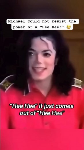 Michael Jackson activating performance mode when he hears the words “Hee Hee” #michaeljackson #mj