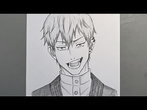 How Draw Naoya Zenin | Step by Step | JJK
