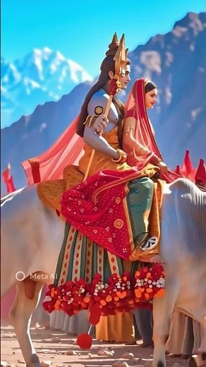 महादेव और पार्वती जी घूमने निकले हैं #song #music #shortvideo #love #trendingshorts #monkey #funny