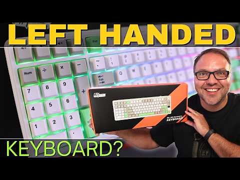Left Handed Mechanical Keyboard: Unboxing the ROYAL KLUDGE L98!