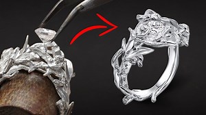 How to make this silver ring design process #GoldTutorial #JewelleryTutorial #LearningVideo #SkillVideo #CraftVideo | Hallmark Craft