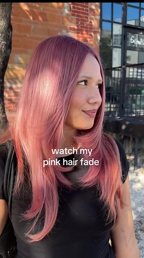 Pink Hair Fade Journey: From Fresh Dye to Fifth Wash