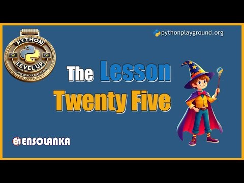 Python LevelUp Study Pack — Lesson 25: Code Example Demo | PythonPlayground.org | .club