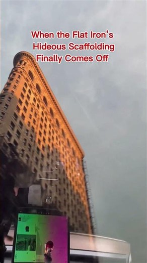 The Flatiron Building Is Finally Back After 10 Years 🗽😲 #flatiron #nyc #newyork