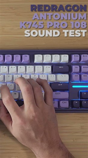 ANTONIUM K745 PRO | Mechanical Keyboard Sound Test