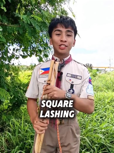 Square Lashing Tutorial for Scouts
