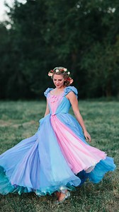 Making a dress using only scraps…good thing I had a lot of scraps to work with! (I’ve made 6 Cinderella dresses and that’s where they all came from!) | Bella Mae's Designs