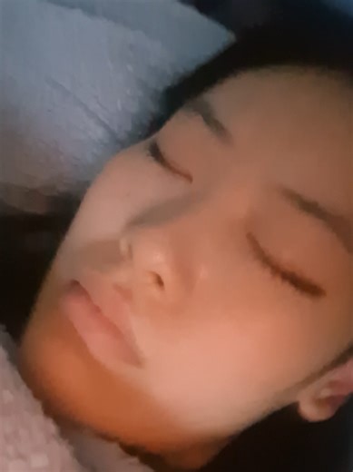 Shes so pretty when shes sleeping 😂❤️