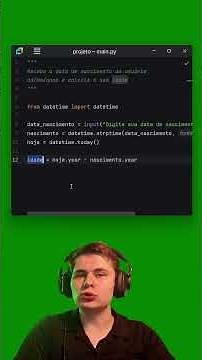 Como calcular a idade a partir da data de nascimento em Python