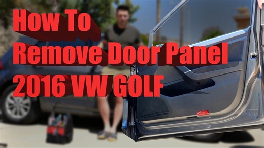 How to remove 2016 VW Golf door panel