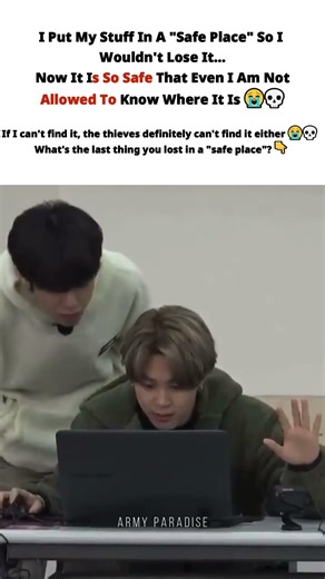 When safekeeping becomes the enemy #BTS #Meme