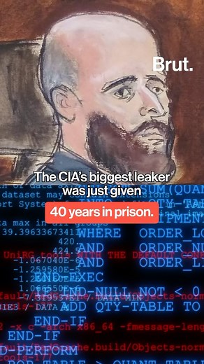 The biggest document leaker in CIA history was just given 40 years in prison for working with Wikileaks. | Brut