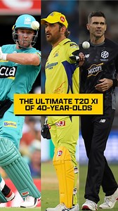 Inspired by Ravi Bopara’s rapid century a couple of weeks ago, we've put together a T20 XI of active cricketers in their 40s 💥 How good would they be in a franchise competition? 👀 #LoveCricket #CricketVideos #T20cricket #MSDhoni #ABdeVilliers | Wisden Cricket
