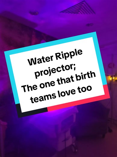 Using soft, rhythmic lighting in the birth space can make such a difference 🌙✨ This little water-ripple projector is perfect for creating that calm, cocoon-like atmosphere that helps oxytocin flow and keeps adrenaline low. Whether you're birthing at home, in hospital, or on the induction ward, gentle sensory lighting can help you stay grounded, focused, and in your zone. It’s tiny, affordable, and genuinely transforms the room into somewhere you can breathe and settle into your labour rhythm. #