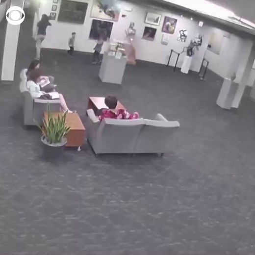 12M views · 29K reactions | Video shows a 5-year-old knocking over a statue that costs six figures. His mom says it was an accident, but someone has to pay for $132,000 statue. | CBS News | Facebook