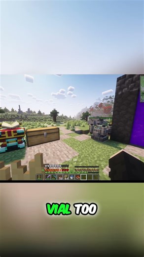 Minecraft: Upgrading Gear & Crafting a Rail Gun! #shorts