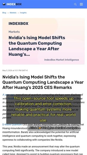🧐👉 Nvidia's Ising AI Model: How Quantum Computing Just Got Real #QixNewsAI