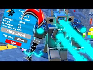 New Exclusive Astro Upgraded Titan Cameraman In Toilet Tower Defense Update