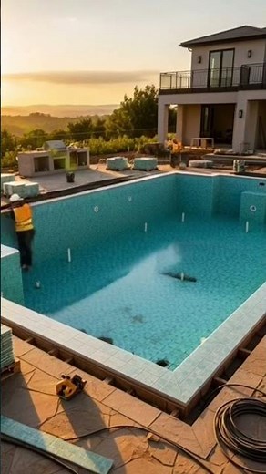 Building a Dream: Modern Luxury Pool Construction Step-by-Step 🏗️🏊‍♂️
