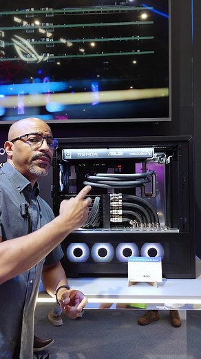 7 GPU Threadripper System at Computex 2024 - AMD Showcase