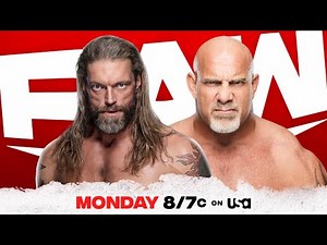 FULL MATCH - Edge vs. Goldberg: WWE RAW 2022