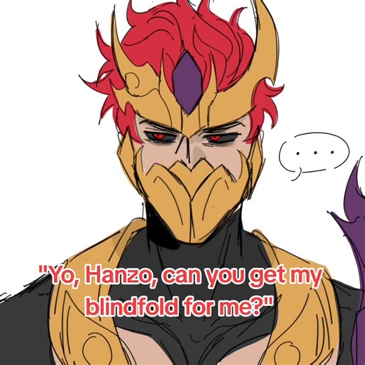 Renji's favorite past time is just being a troll towards hanzo simply bc he has too many lives to spend LOL #Hanzo #oc #mlbboc #mlbb #mobilelegendsbangbang