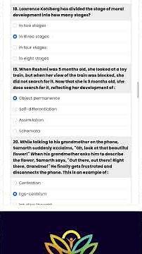 Fundamentals of child psychology module 2 answer key