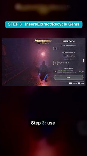 How to Use the Gem Forge in Enshrouded #shorts