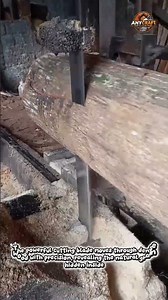 How Massive Logs Become Perfect Lumber #Sawmill #Woodworking