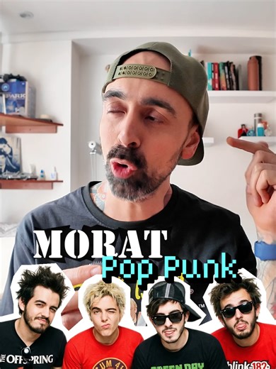 En un universo paralelo donde Morat tuvo otras influencias musicales! #morat #poppunk #emo #millenial