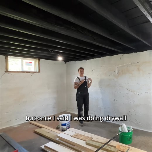 The basement got a complete transformation this week! 🙌🏼✨ #the1dollarhouse #onedollarhouse #basementrenovation #gym #diyprojects | Tia Weston