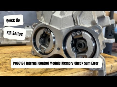 P060194 Internal Control Module Memory Check Sum Error | KIA Seltos 1.6T-GDI