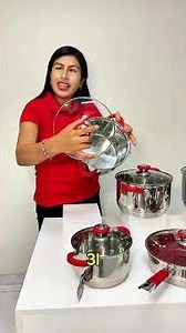 🍳✨ Valeska Jumbo Cookware Set: 15 Pieces in Surgical Steel for Healthy Cooking! ✨🍲