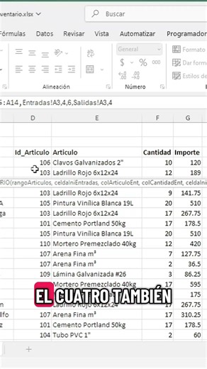 Inventory Formula in Excel #inventoryinexcel #stock #excelformulas
