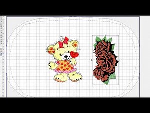 Merge two embroidery files in Embird software