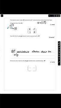Transformations & Combinations of Matrices | GCSE Further Maths #maths #matrices #study #aqa #exam