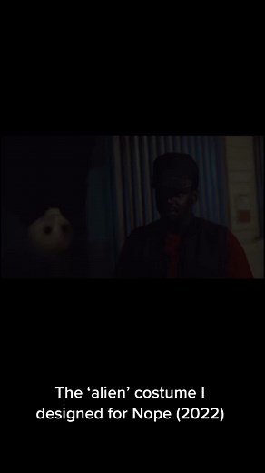 I worked as the concept artist for Nope (2022) one of the things i was tasked with was coming up with this alien costume. #parkerstevenjackson #artist #conceptart #nope #nopefilm #film