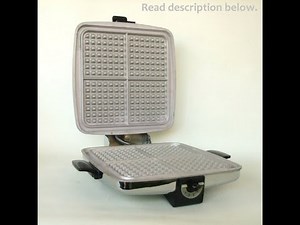 Vintage Sunbeam Waffle Iron CG-1 Slideshow - For sale on Etsy