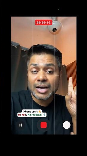 iPhone Users: No Mic, No Problem! Record Clear Audio 🎙️ #shorts