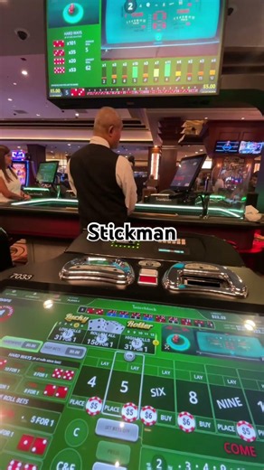 Great way to learn the game of craps. Love these hybrid craps machine. #gamble #casino #viral