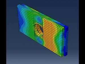 G10_Tutorial 1: ABAQUS shear analysis on a bolted connection (basics for beginners)