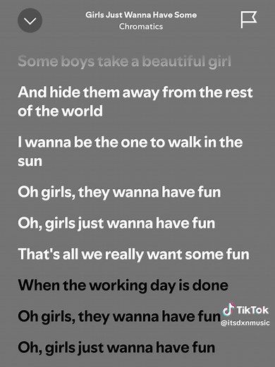 Girls Just Wanna Have Fun: Full Song Lyrics and Karaoke