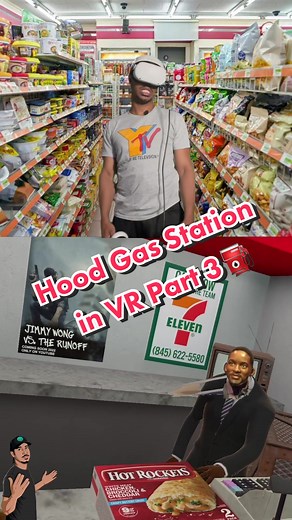 Hood Gas Station in VR Part 3 #vrgames #vrgaming #oculusquest2 #oculusquest #fyp #vrgame #boneworks #bonelab #7eleven #willsmith #chrisrockslap #metaquest3