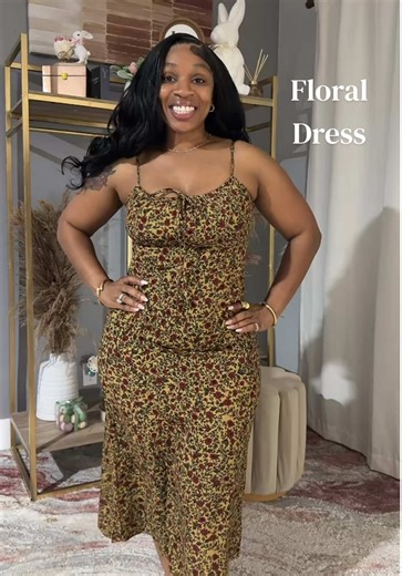 Cute and Comfy Floral Dress for Summer