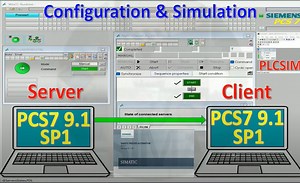 西门子PCS7 V9.1 SP1 配置服务器和客户端并使用 PLCSIM仿真