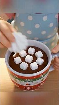 Christmas Creamy Hot Chocolate ☕🎄 | Easy Holiday Drink