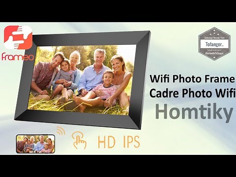 Homtiky 10 Inch WiFi Digital Photo Frame - App Frameo - Wifi Photo Frame - WF105T - Unboxing
