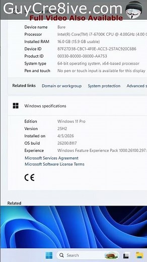 Video👆 - Enable Remote Desktop Windows 11