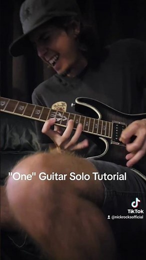 "One" Metallica Solo Tutorial#metallica #solo #tutorial #metal #rock #fyp #viral