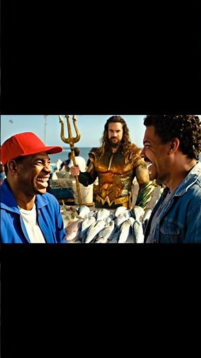 Você Compraria? Aquaman Larga Atlântida e Vira Vendedor de Peixe no Brasil!